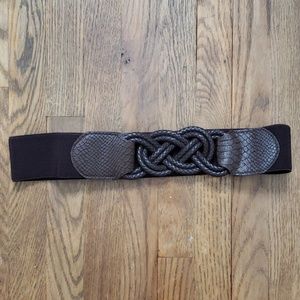 LAST DAY FINAL SALE* Brown Faux Leather Belt